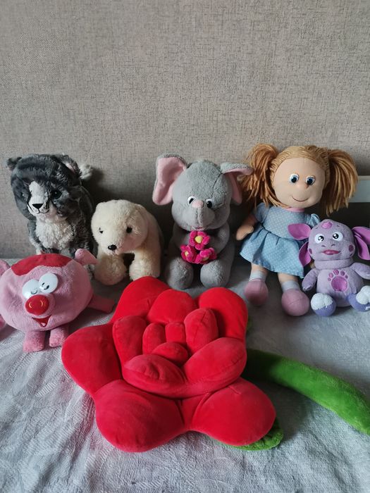 Продам бу мягкие игрушки