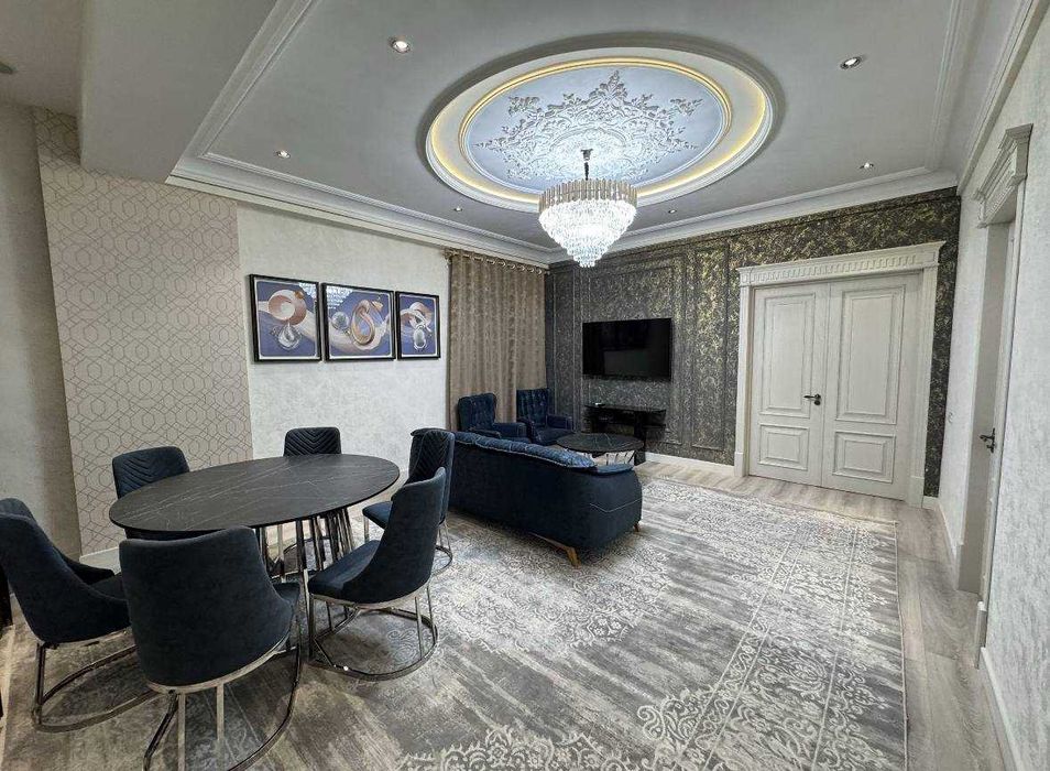 Ташкент-Сити ЖК Boulevard 3-комн 3/9 120 м² евроремонт мебель техника
