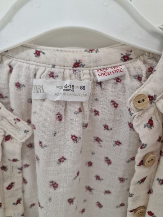 Camasa zara pt fetite 86 cm