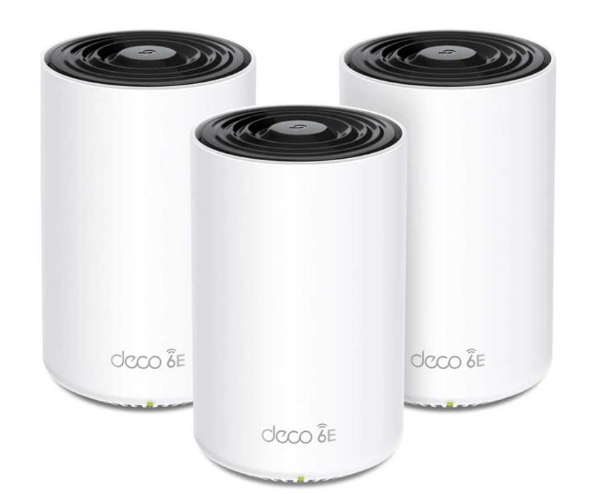 ТОП MeshСистема от Рутери Deco XE75 3-Pack Wifi 6E AXE5400 | Като нови