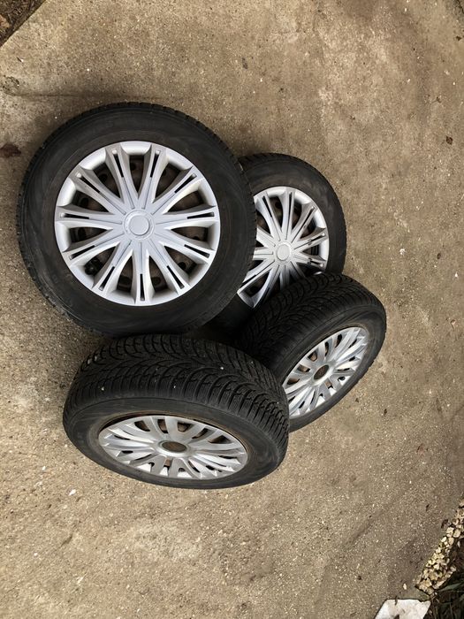 Set Jante 15” Ford + Cauciucuri/Anvelope Iarna Nokia WR D3 195/65 R15