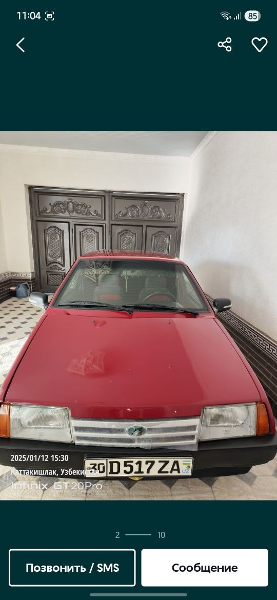Lada Samara 2109 sotiladi