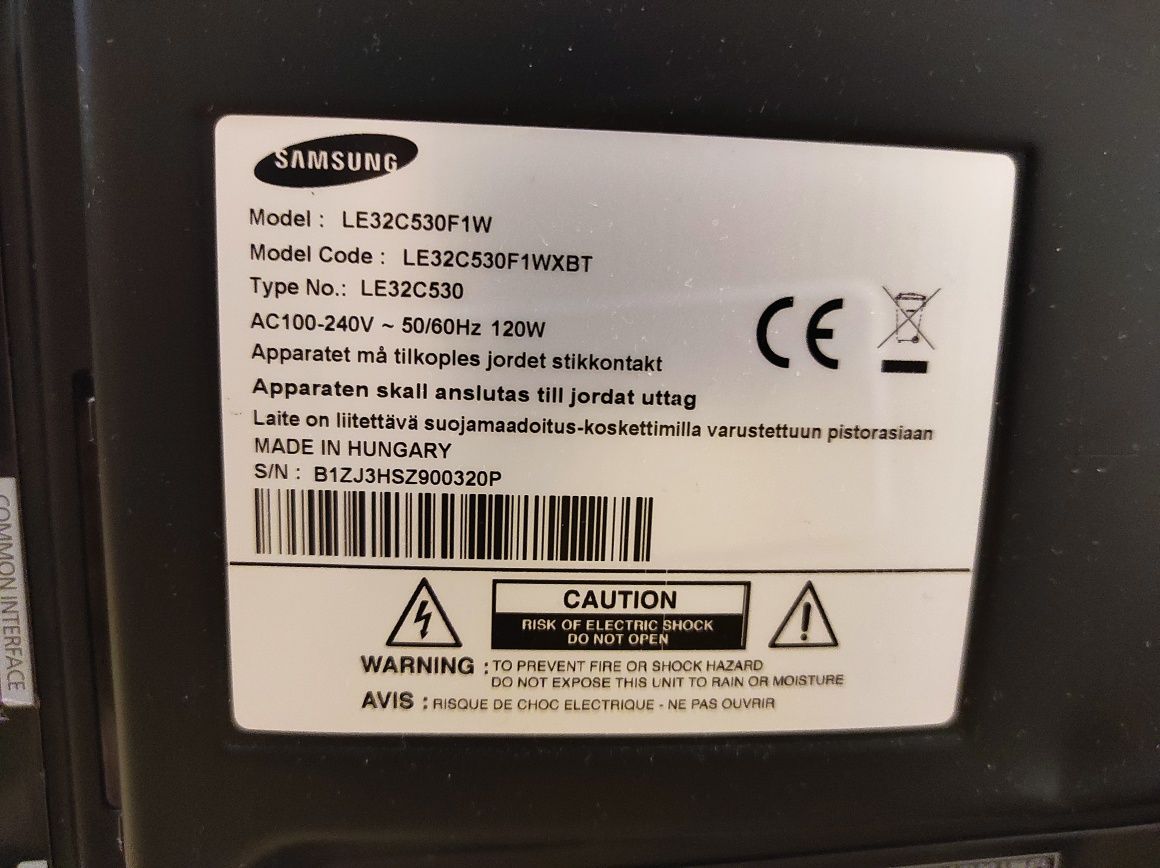 Doua televizoare Samsung LE32C530 cu defecte