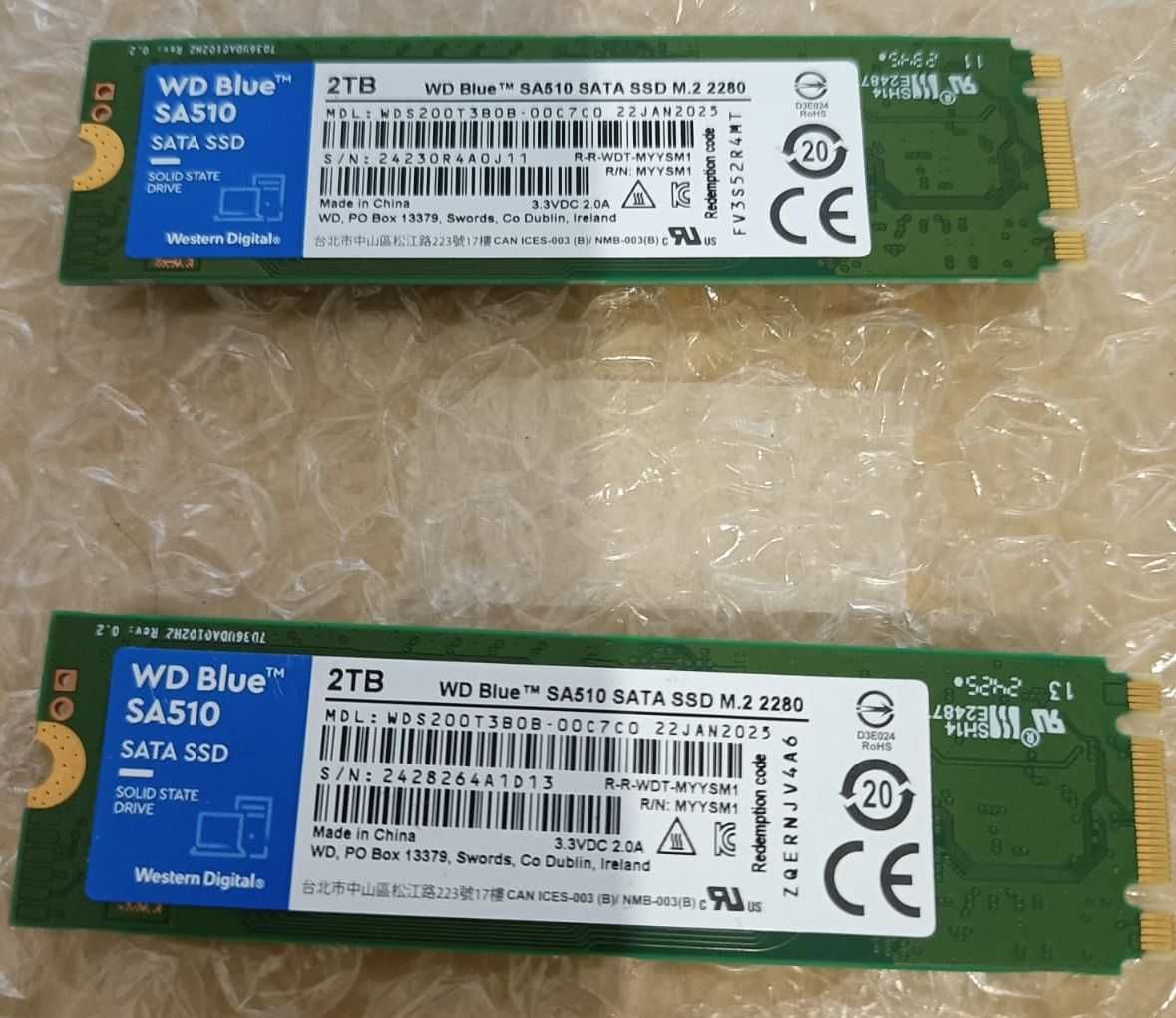 vand ssd western digital blue sa510 m2 sata3 2tb nou 0 ore 2280