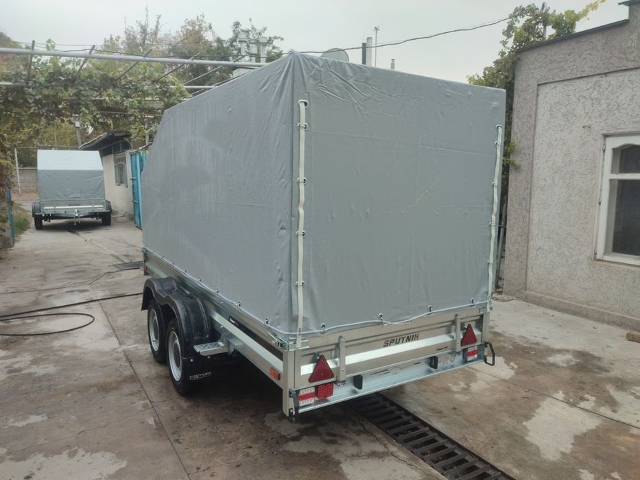 Прицеп новый двухосный длина 3.5 метра.