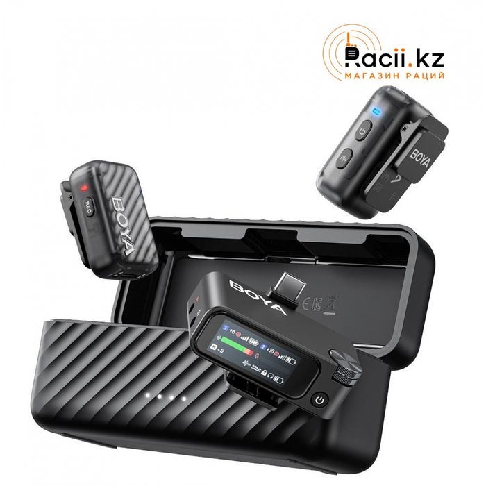 Boya mic 2  AI , петличные микрофоны на 2 персоны