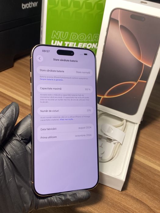 iPhone 16 Pro Max • 256 GB • Desert Titanium