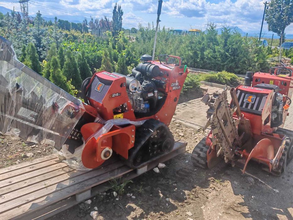 Închiriem toată gama de utilaje de săpat șanțuri Ditch Witch