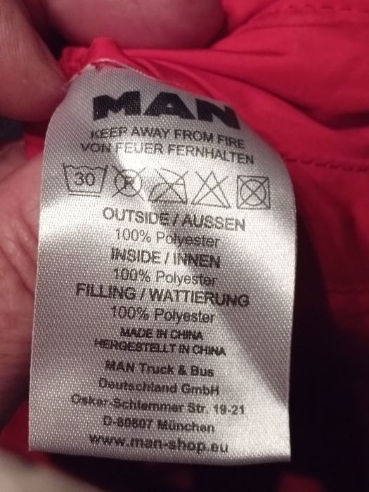 MAN Trucks geaca cu doua fețe