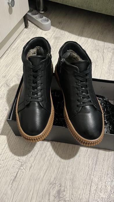 Зимняя обувь мужская новая нат кожа