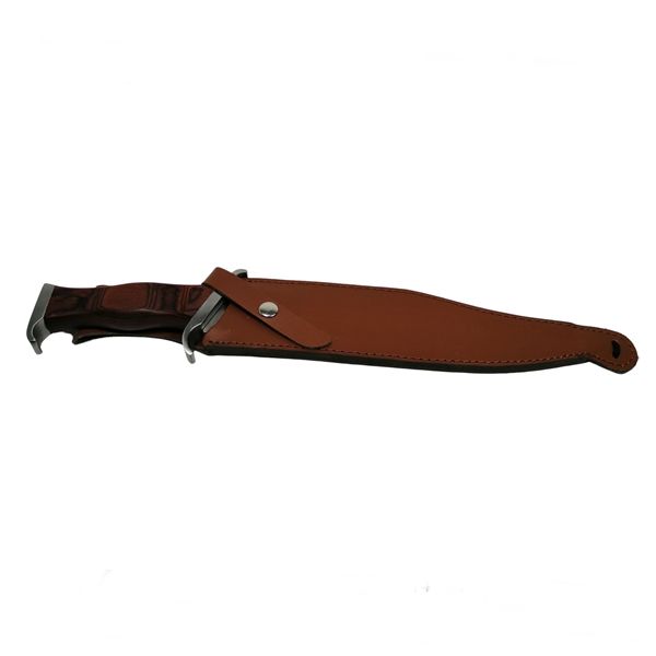 Set Cutit Baioneta 42 cm si Maceta Rambo 56,5 cm, Teaca inclusa