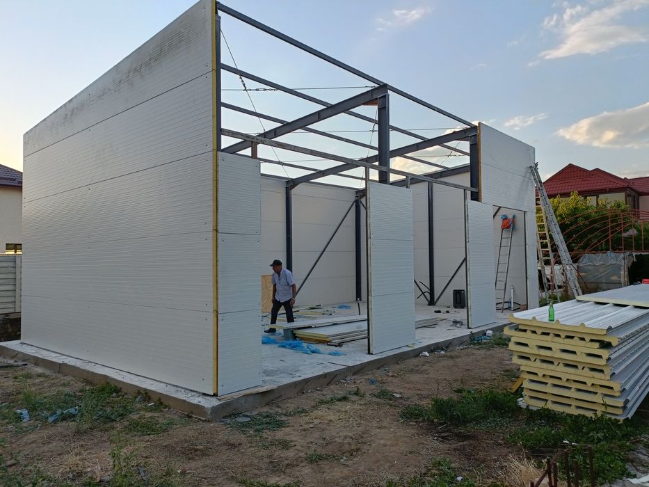 Hala pe structura metalica 7x15