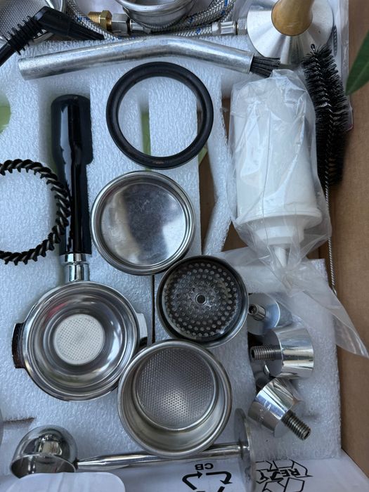 Espressor Rocket Giotto Evo R, E61, pompă rotativă, inox + accesorii