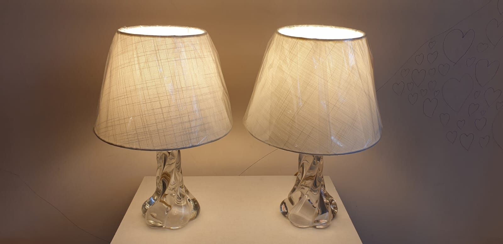 Accesorii set bijuterii cristal Vannes Franța 1960