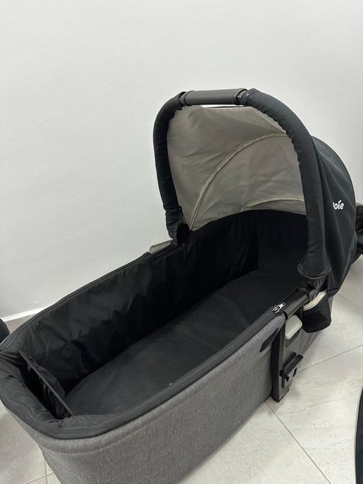 Cărucior 3 in 1 Joie Chrome + scoica i-Gemm
