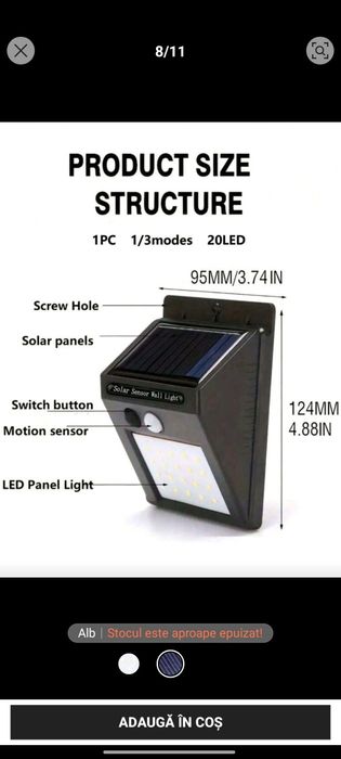 4 Lumini pentru curte