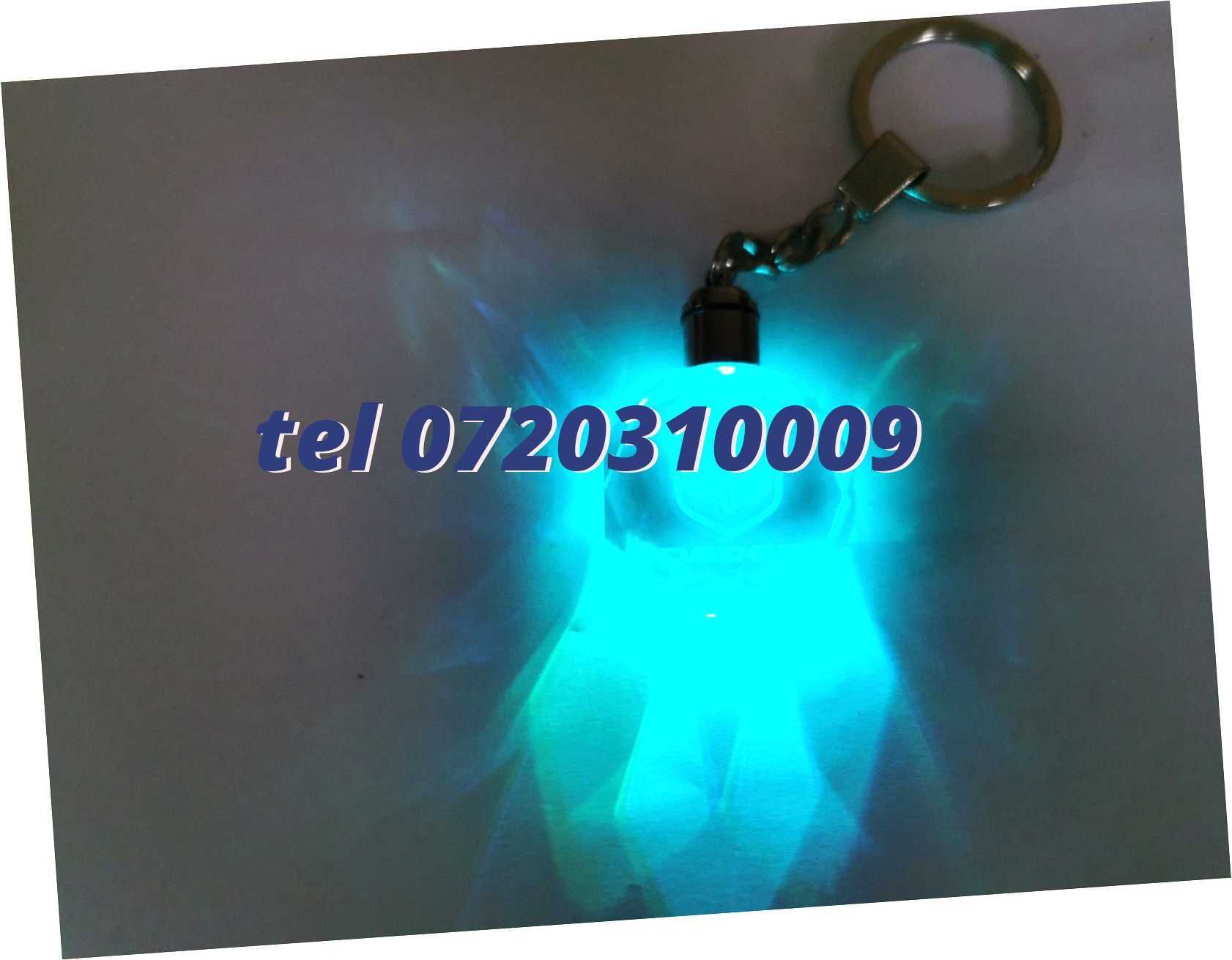 Breloc Sticla Cu Led 6 Culori Dodge
