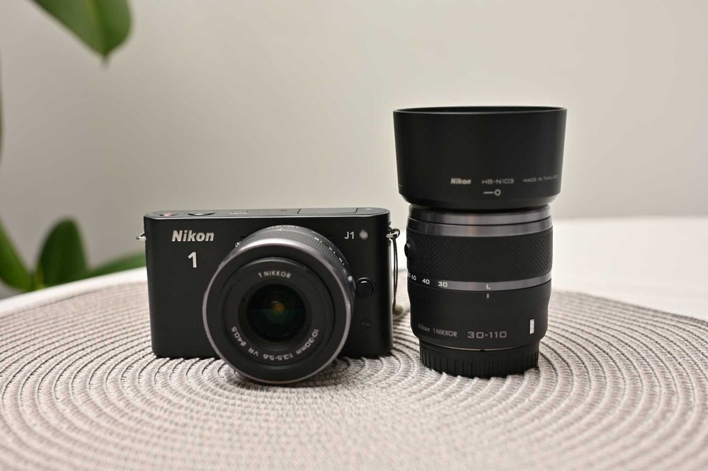 Nikon 1 j1 obiectiv 10-30mm VR, 30-110mmVR