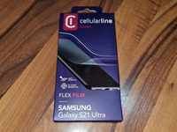 Folie silicon full cover originala Cellularline Samsung S21 Ultra 5G