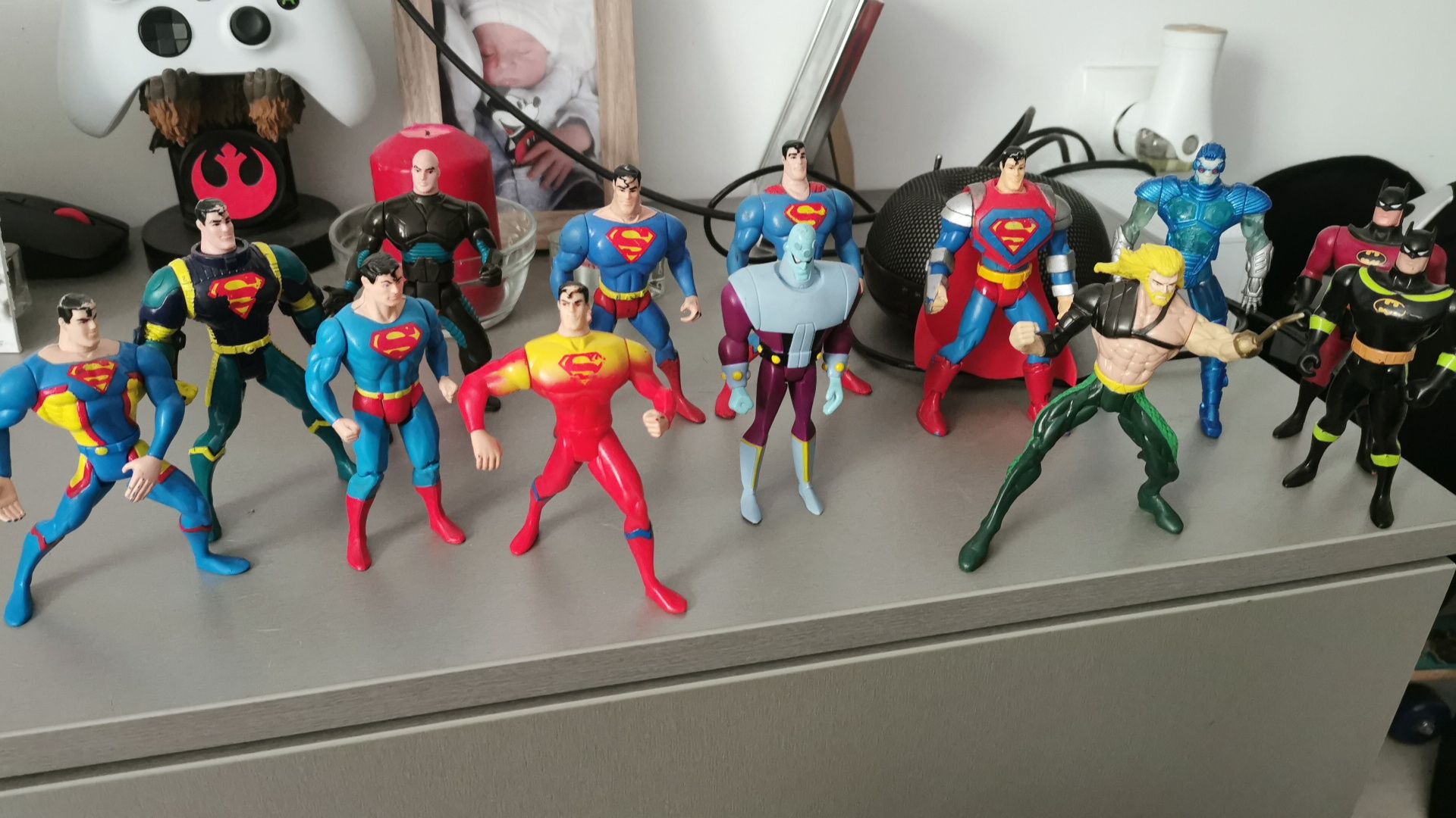 Figurine superman Kenner și batman