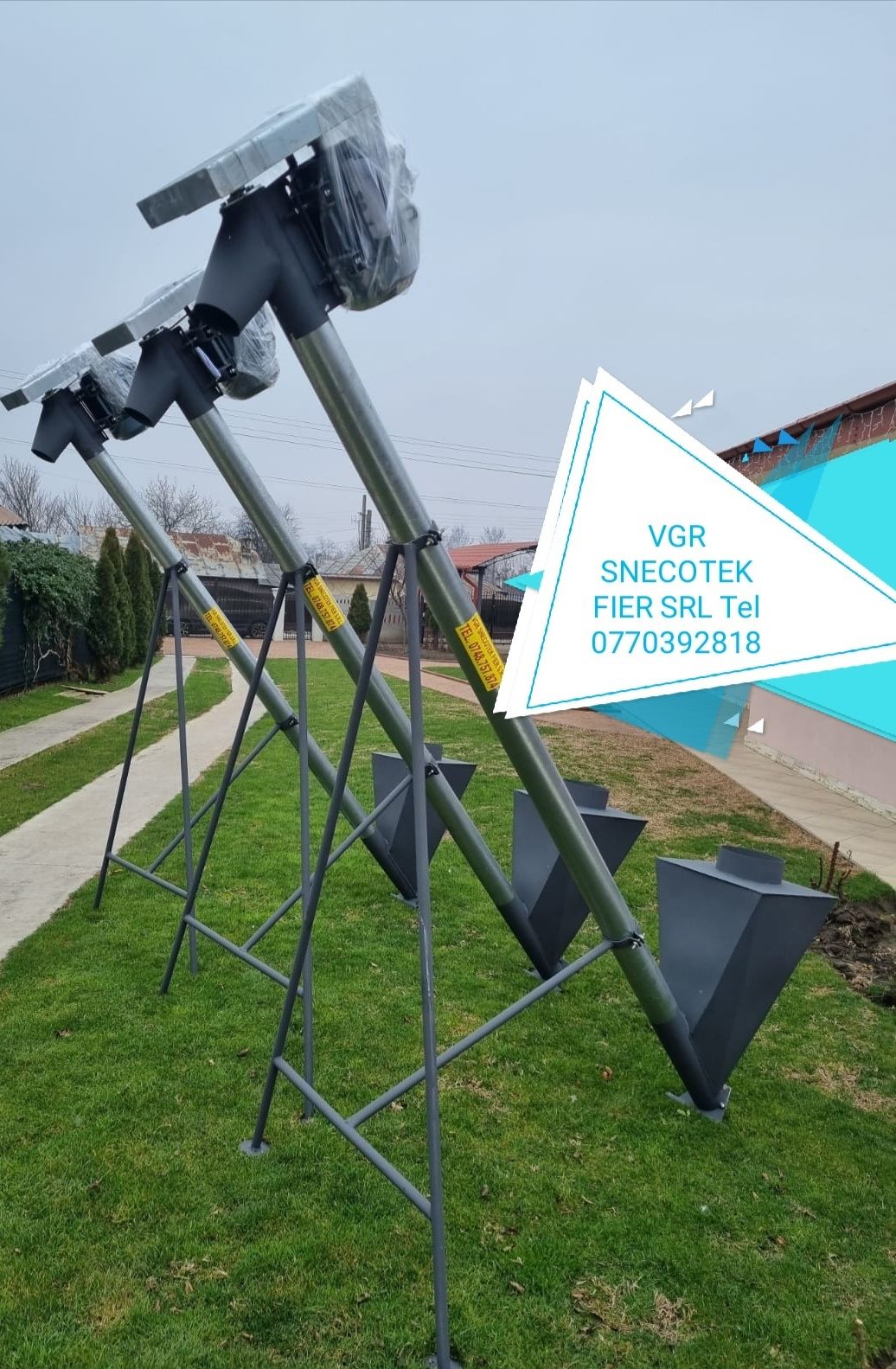 Snecuri pentru cereale, material granulat