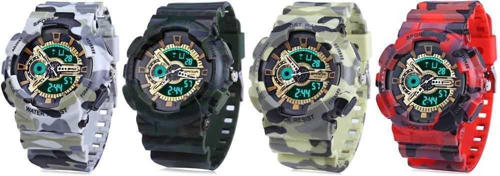 Ceas Sport SAMOA 299 LED Sports Watch - Camouflage cool