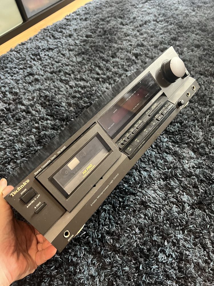 Linie Audio Stereo Cassette Deck Technics RS B465, stare f buna
