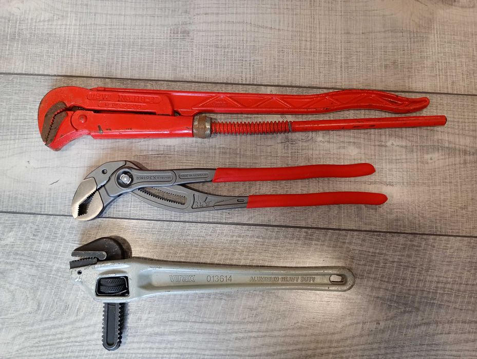 Knipex, Virax, VBW раздвижен водопроводен ключ 2 цола