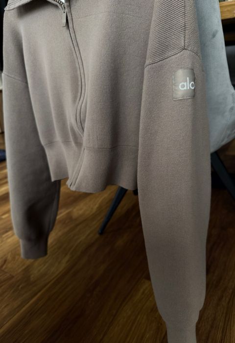 Пуловер с цип Alo Yoga оригинален