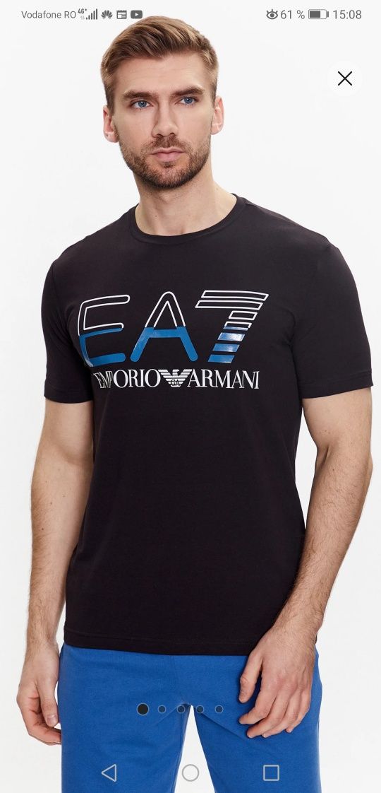 Tricou barbati Emporio Armani EA7, M, nou.