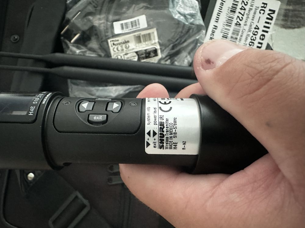 Shure Ur 4S+ si Ur4D+ cu beta 58 A sau beta 87 A