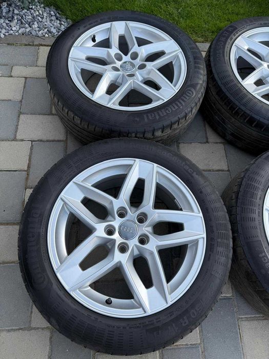 Set roti Audi A4 B9 jante 17 5x112 anvelope 225 50 17 B8 A6 C7 Audi A3