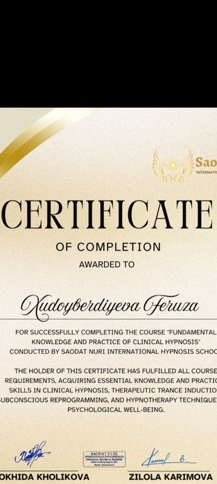 Гипноз хизмати самарали йечим