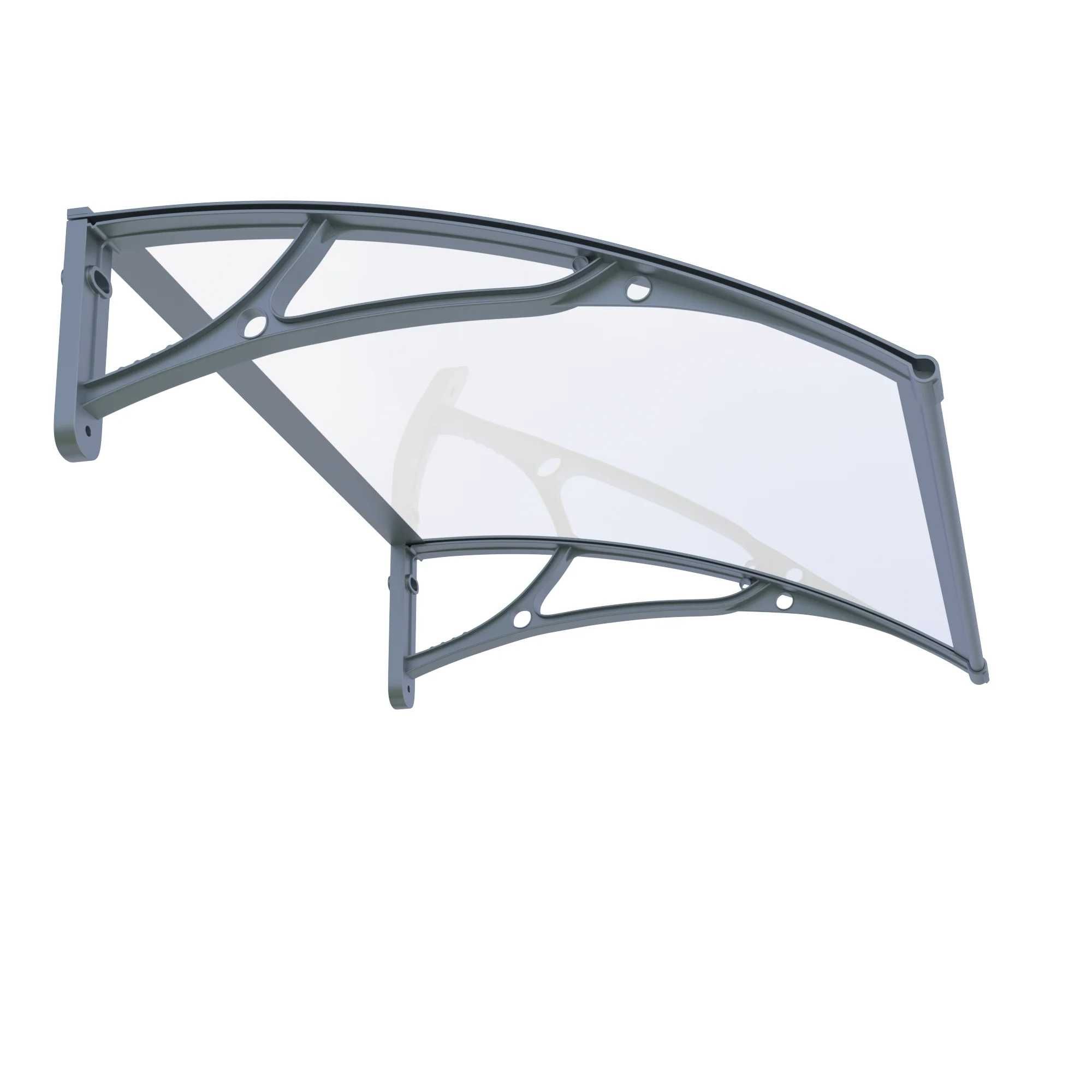 Copertină profesională Aluminiu + Plexiglas – TRANSPORT GRATUIT GM