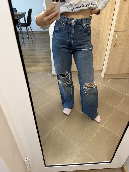 Нови Дънки Zara Wide Leg