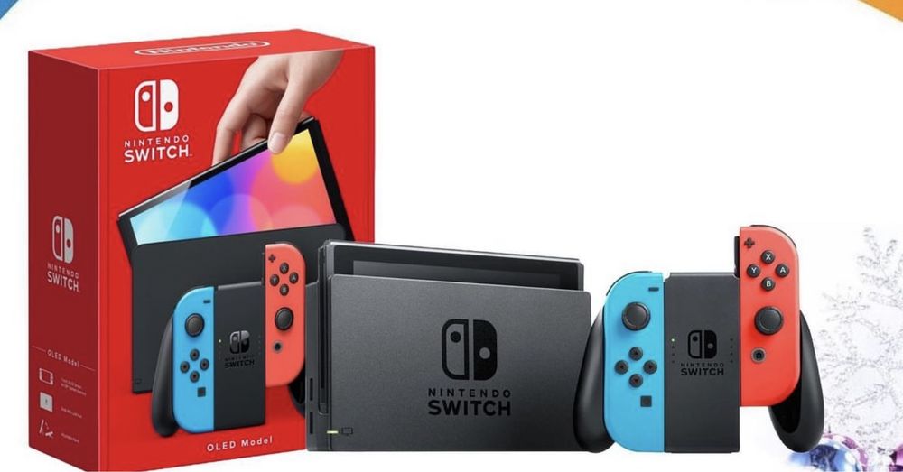 Игровая приставка NINTENDO Switch Neon Red/blue