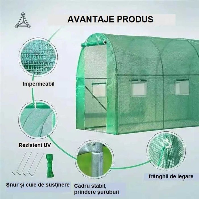 Solar de gradina, sera gradina, multiple dimensiuni, transport gratuit
