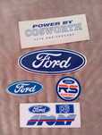 Autocolante vintage pentru curse auto din anii 1990, Ford