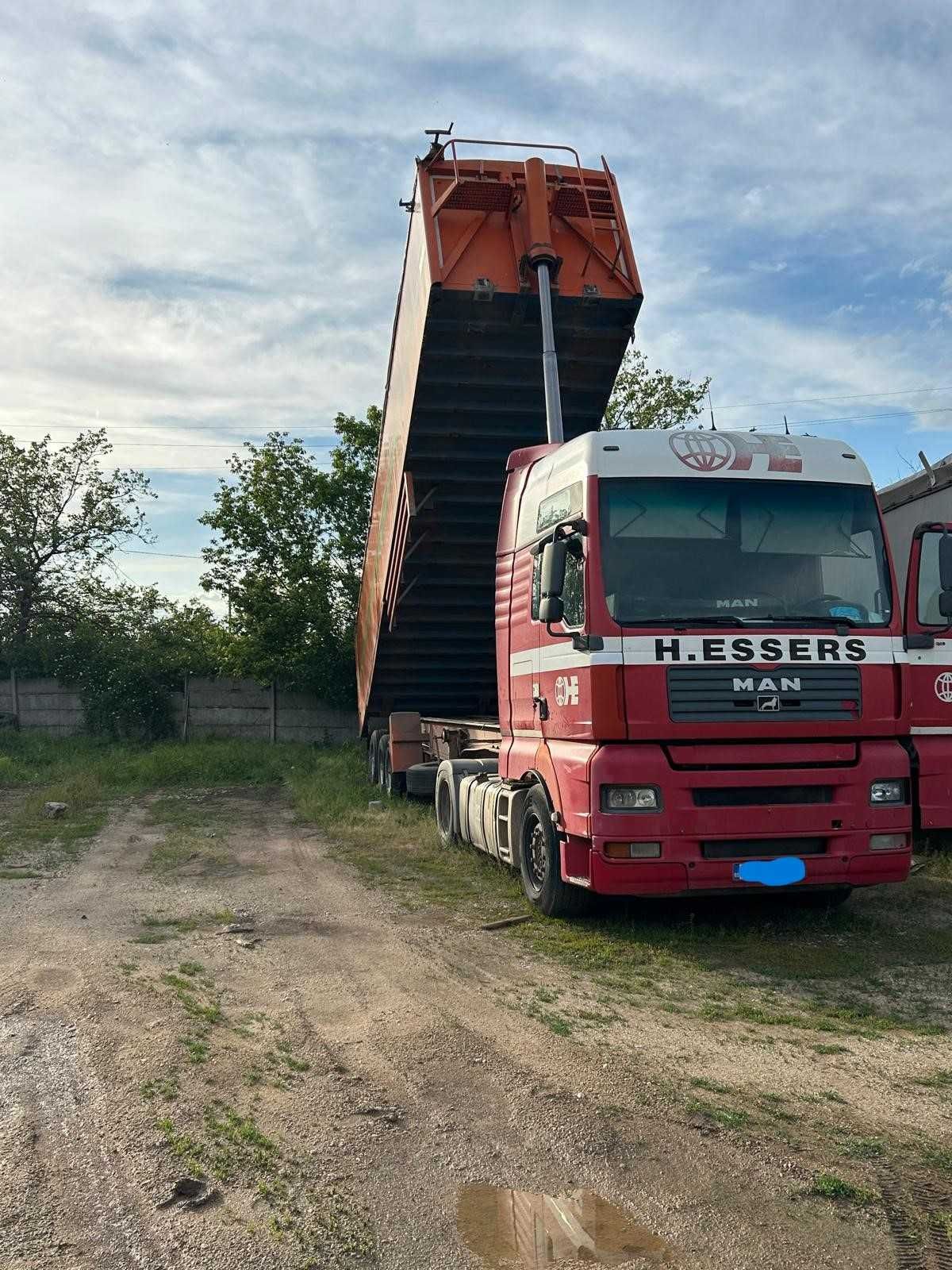 man tga 430 + bena cereale/se vand si separat