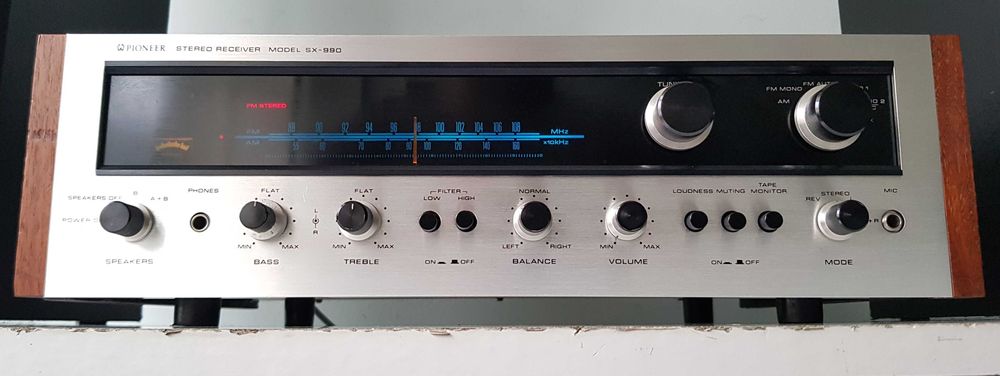Pioneer SX 990 amplituner vintage amplificator statie muzica receiver