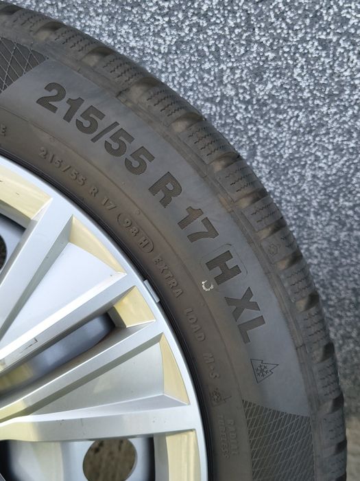 Jante originale Otel Volkswagen CADDY 215/55R17 Dot 2024