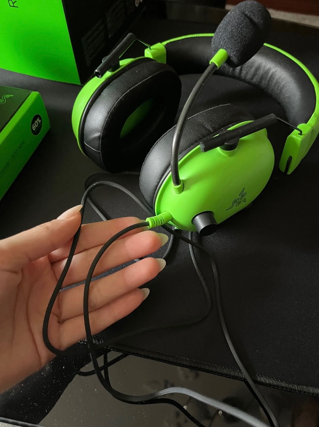 Razer blackshark v2 X Green