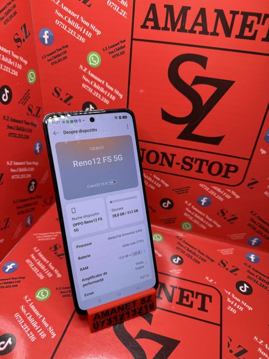 Oppo Reno 12 FS 5G Amanet SZ Non Stop