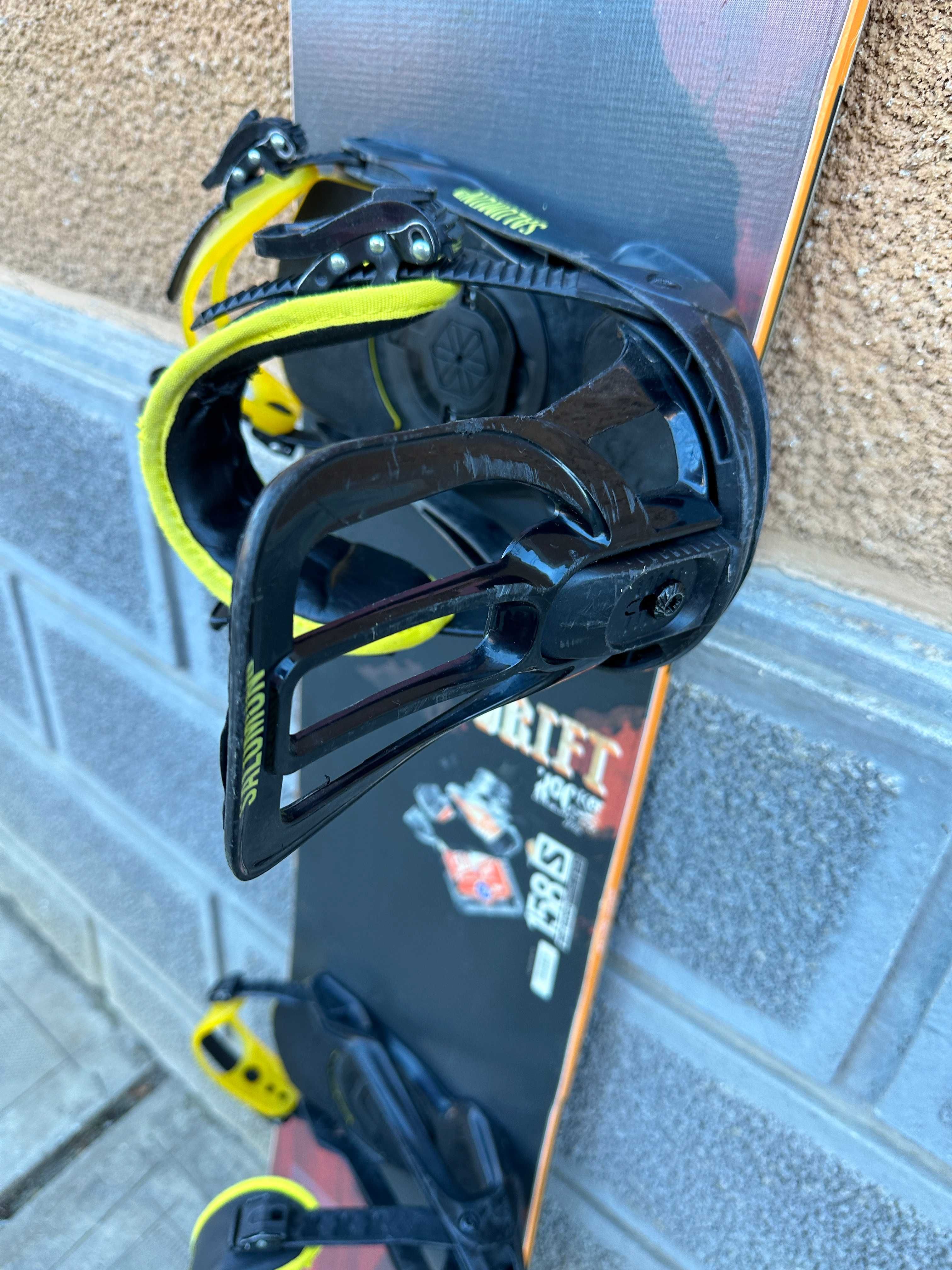 placa snowboard salomon drift rocker L158cm