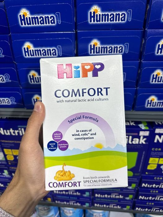 Детская молочная смесь HiPP Comfort от колик и запоров, 300 г, с рожде