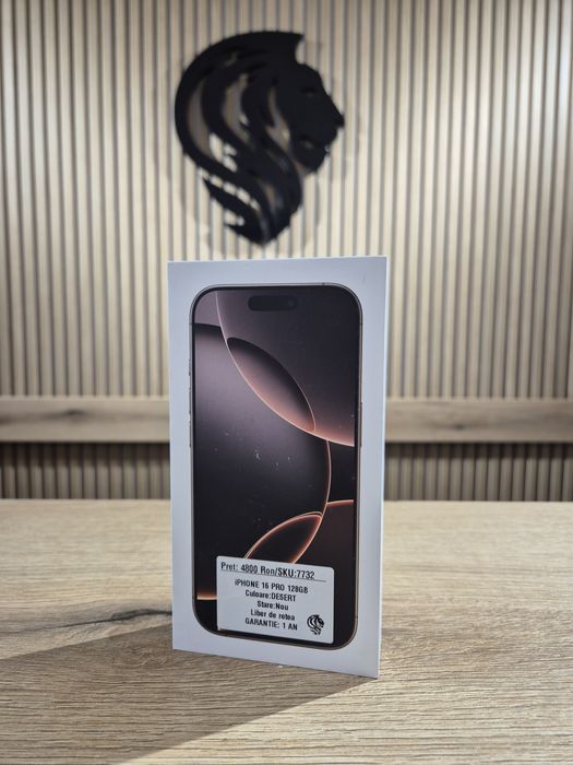 iPhone 16 Pro 128gb Desert Neverlocked/Fact+Garantie