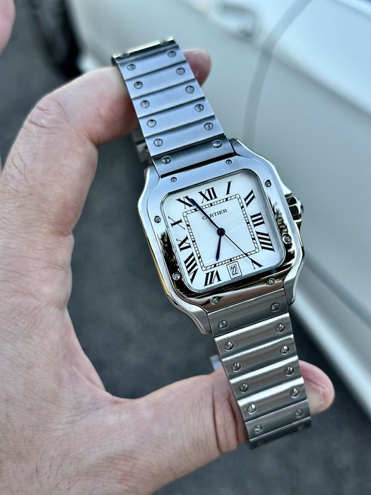 ceas cartier santos stainless steel 40,mm