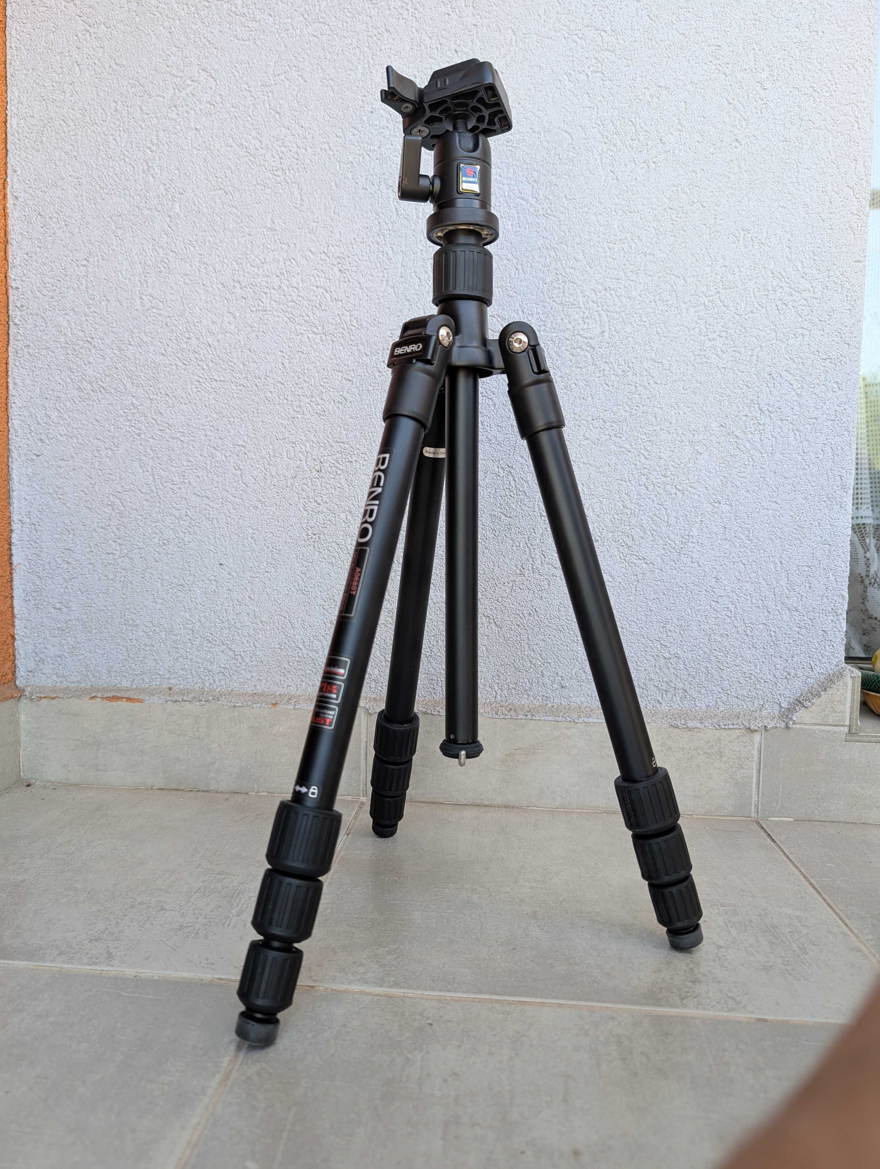 Benro Travel Angel A‑0680 – алуминиев статив + BH‑00 сферична глава