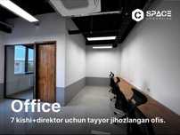Сдаётся коммерческий офис от 30м², Беруний, Алмазар, всё включено!