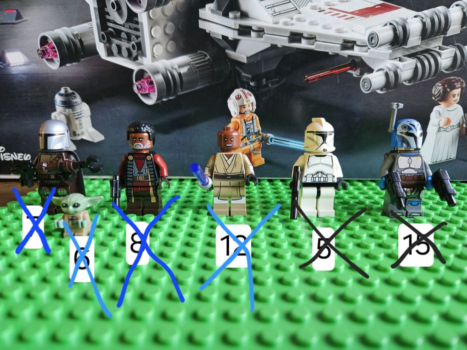 Lego star wars минифигурки